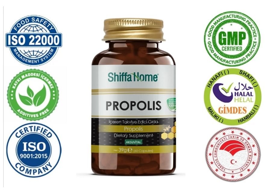 propolis-kapsul-kapsuller-aksuvital- Propolis Kapsül - Görüntü 1