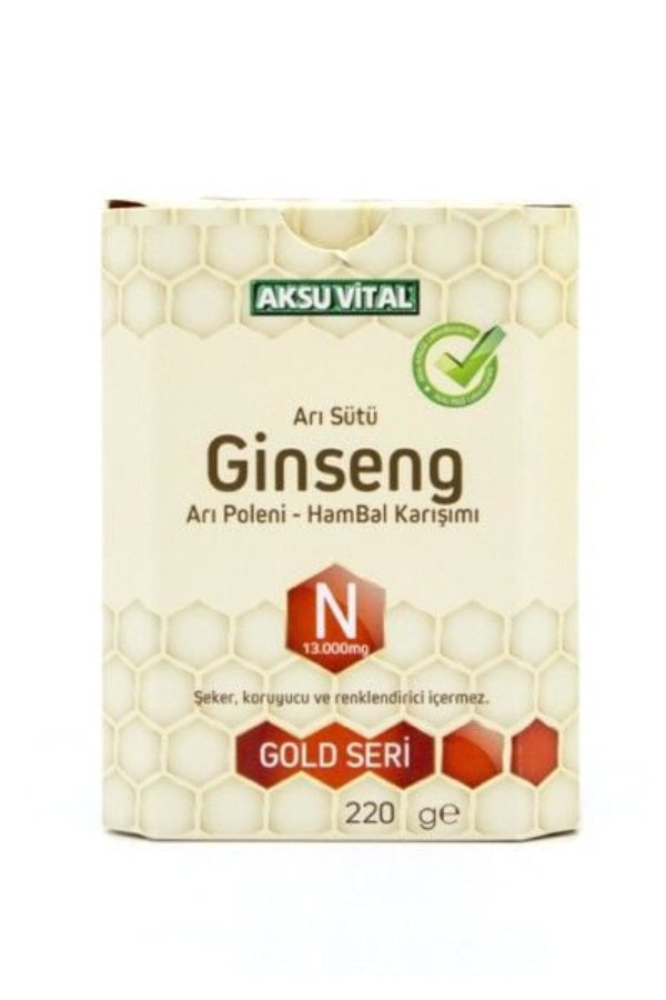 shiffa-home-ari-sutu-ginseng-ari-poleni-ham-bal-n-13000mg-aksuvital Ginsengli Arı Sütü Bal Polen (N) 13.000 Mg. - Görüntü 1