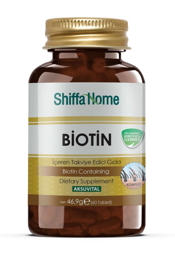 shiffa-home-biotin-kapsul-60-tablet Biotin 60 Tablet - Görüntü 1