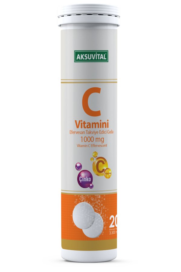 shiffa-home-c-vitamini-efervesan-20-tablet C Vitamini Efervesan Tablet - Görüntü 1