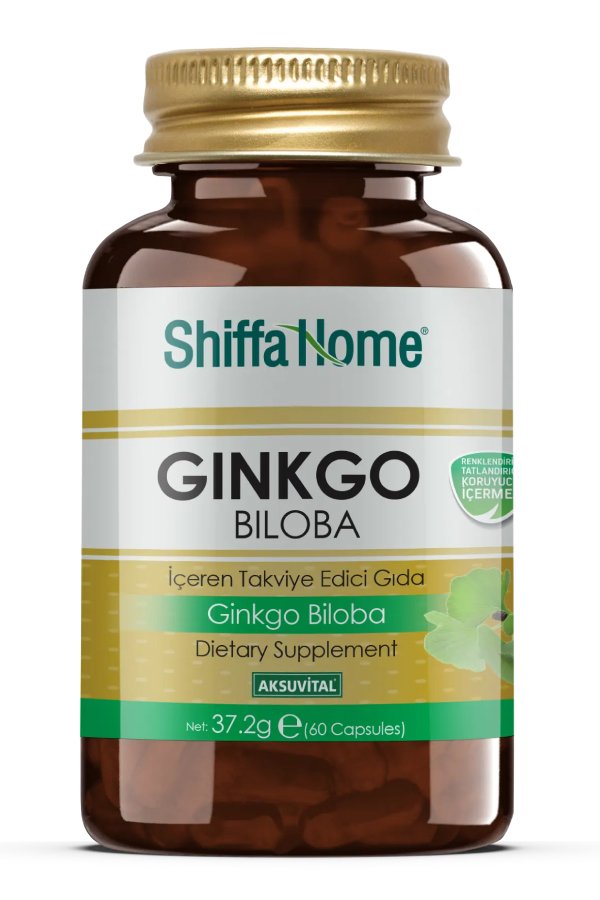 shiffa-home-ginkgo-biloba-kapsul-ginko-ginkgo-biloba Ginkgo Biloba Kapsül 60 Adet - Görüntü 1