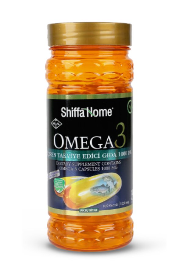 shiffa-home-omega-3-100-softjell-kapsul Omega-3 1000 mg 100 Softjel - Görüntü 1