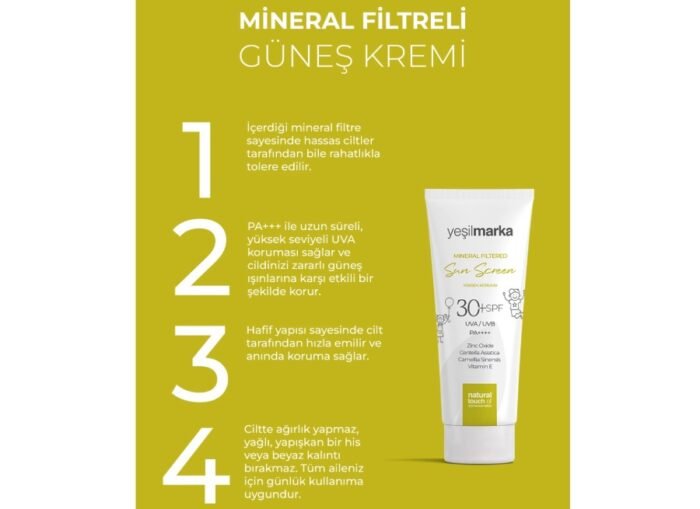 Mineral Filtreli Hassas Cilt ve Bebek Güneş Kremi 30 Faktör (SPF) - Görüntü 2