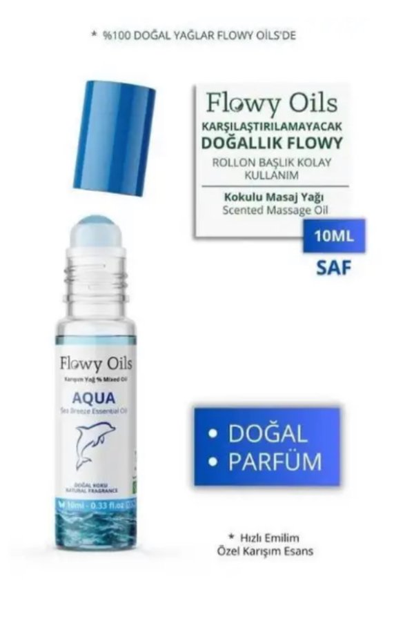 flowy-oils-aqua-esansiyel-dogal-roll-on-deodorant Aqua Doğal Esansiyel Roll On 10 ml - Görüntü 1