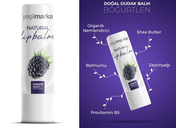 Böğürtlen Aromalı Doğal Dudak Balmı 5 gr - Görüntü 2
