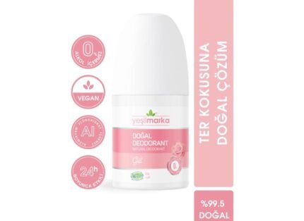 Doğal Deodorant Bahçe Gülü Roll On Yeşilmarka 50 ml
