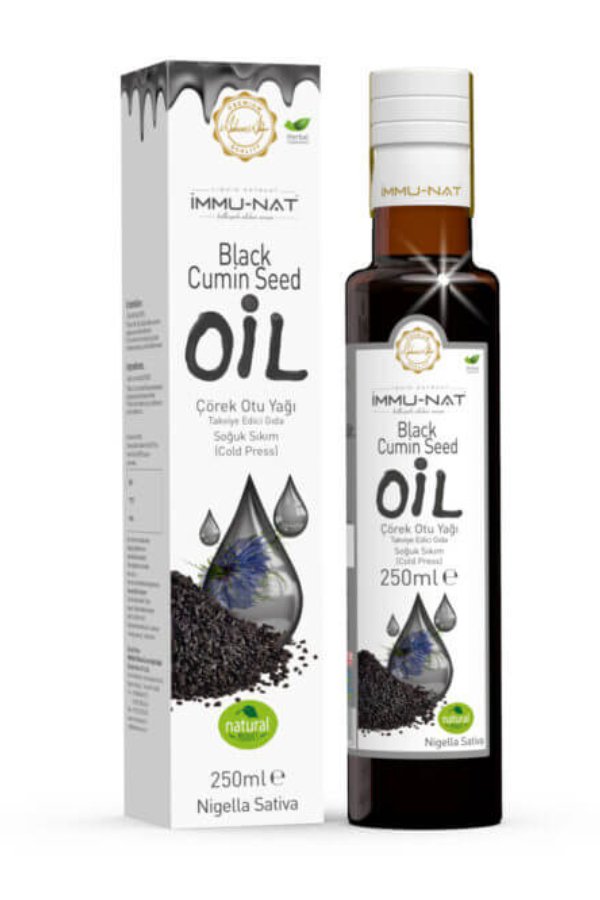 immunat-corekotu-yagi-soguk-sikim-saf-katksiz-dogal- Çörek Otu Yağı 250 ML - Görüntü 1