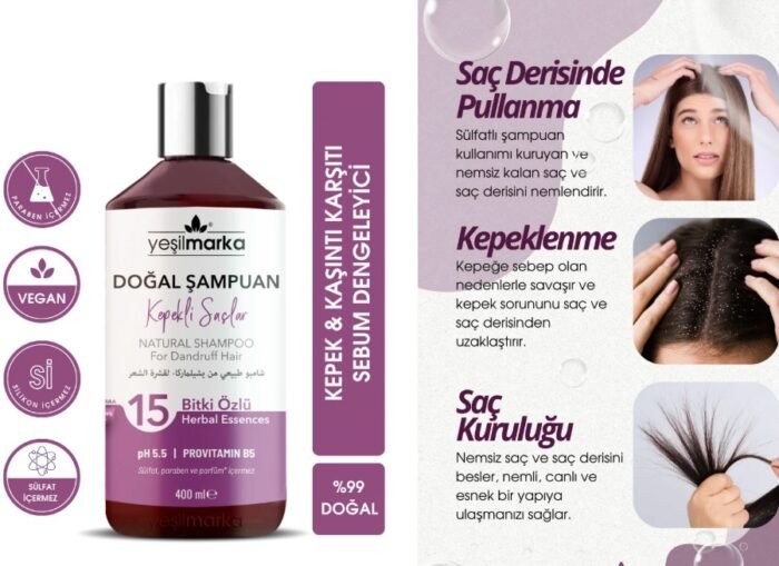 Kepekli Saçlara Özel - 15 Bitki Özlü 400 ml - Görüntü 2
