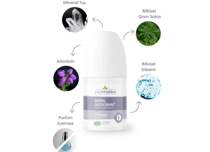 Doğal Kokusuz Deodorant Roll On Yeşilmarka 50 ml - Görüntü 2