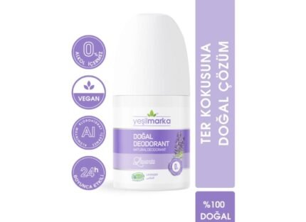 Doğal Deodorant Lavanta Kokulu  Roll On Yeşilmarka 50 ml