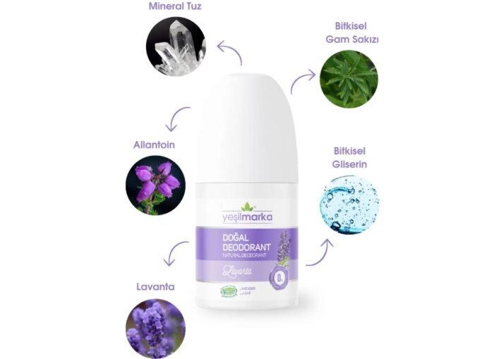 Doğal Deodorant Lavanta Kokulu  Roll On Yeşilmarka 50 ml - Görüntü 2