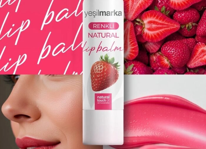 Çilek Aromalı Doğal Dudak Balmı 5 gr - Görüntü 2