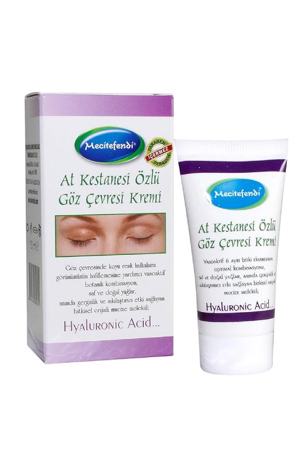 mecitefendi-at-kestaneli-goz-alti-kremi At Kestanesi Özlü Göz Çevresi Kremi Hyaluronik Asitli (15 Ml.) - Görüntü 1