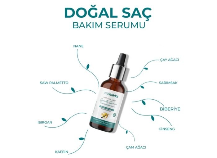 Doğal Saç Serumu - Kökleri Aktifleştiren & Dökülme Karşıtı Etki - Görüntü 2