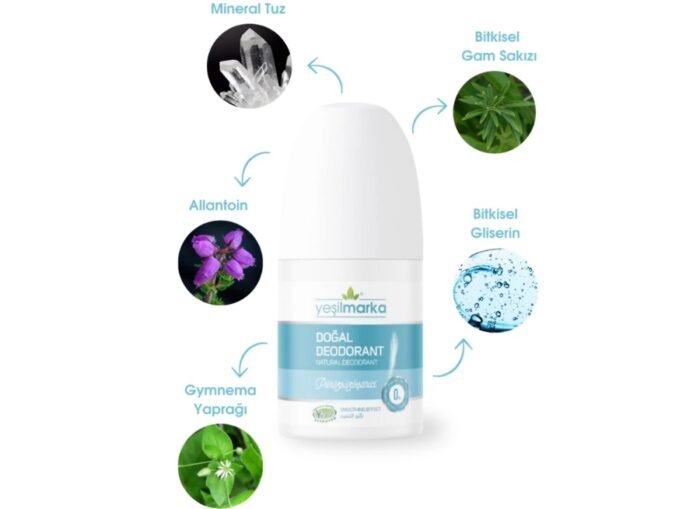 Doğal Deodorant Pürüssüzleştirici Roll On Yeşilmarka 50 ml - Görüntü 2