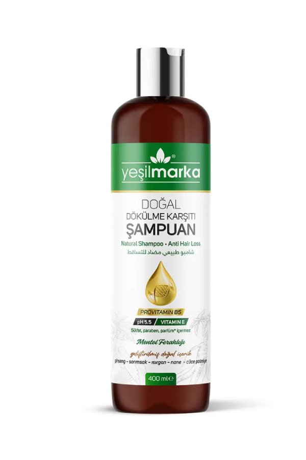 yesilmarka-dokulme-karsiti-sampuan Dökülme Karşıtı Şampuan 400 ml - Görüntü 1