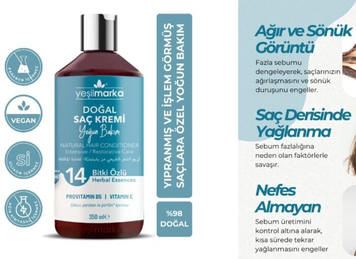 Yoğun ve Onarıcı Bakım İsteyen Saç ve Saç Derisi İçin - 14 Bitki Özlü 350 ml - Görüntü 2