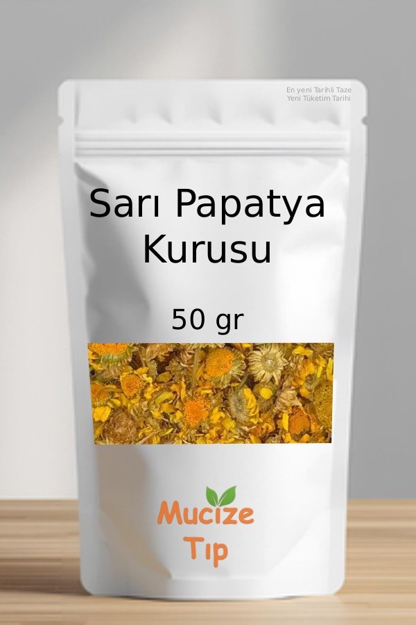 Sari-papatya-kurusu-50gr Sari Papatya Kurusu - Görüntü 1