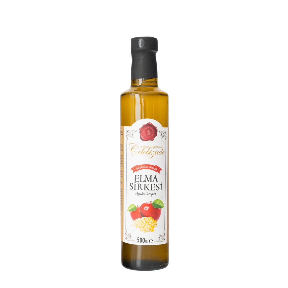 celebizade-sandaloz-sakızli-elma-sirkesi Çelebizade Sandaloz Sakızlı Elma Sirkesi 500 ML - Görüntü 1